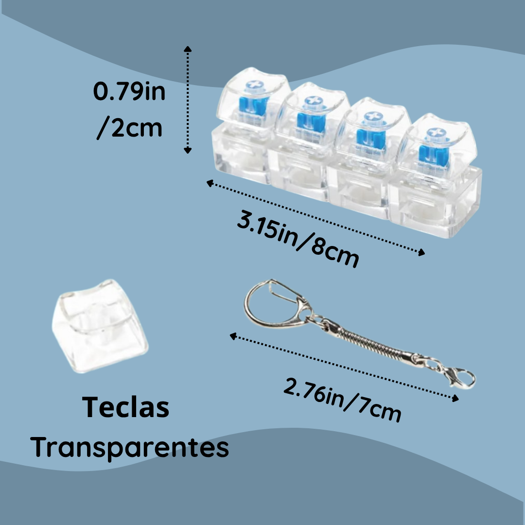 Llavero Teclado Anti-Estres