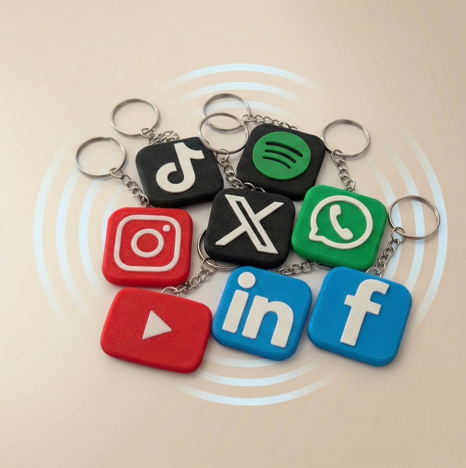 Social Keychains