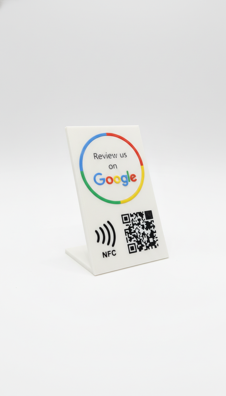 NFC Google Reviews Stand – Tap to Get More Reviews Instantly
