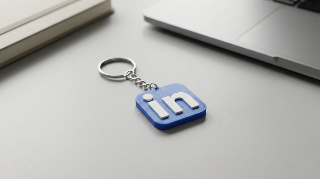 LinkedIn Keychain with NFC – Tap to Share Your Profile