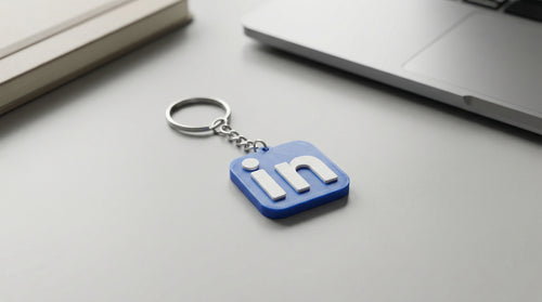 LinkedIn Keychain with NFC – Tap to Share Your Profile