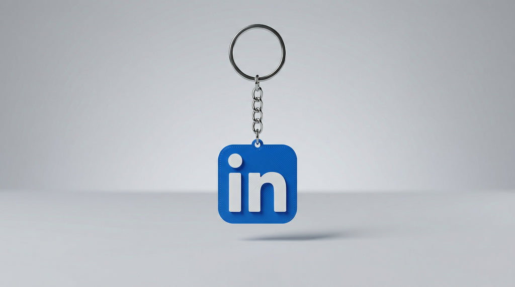 LinkedIn Keychain with NFC – Tap to Share Your Profile