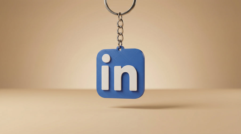 LinkedIn Keychain with NFC – Tap to Share Your Profile