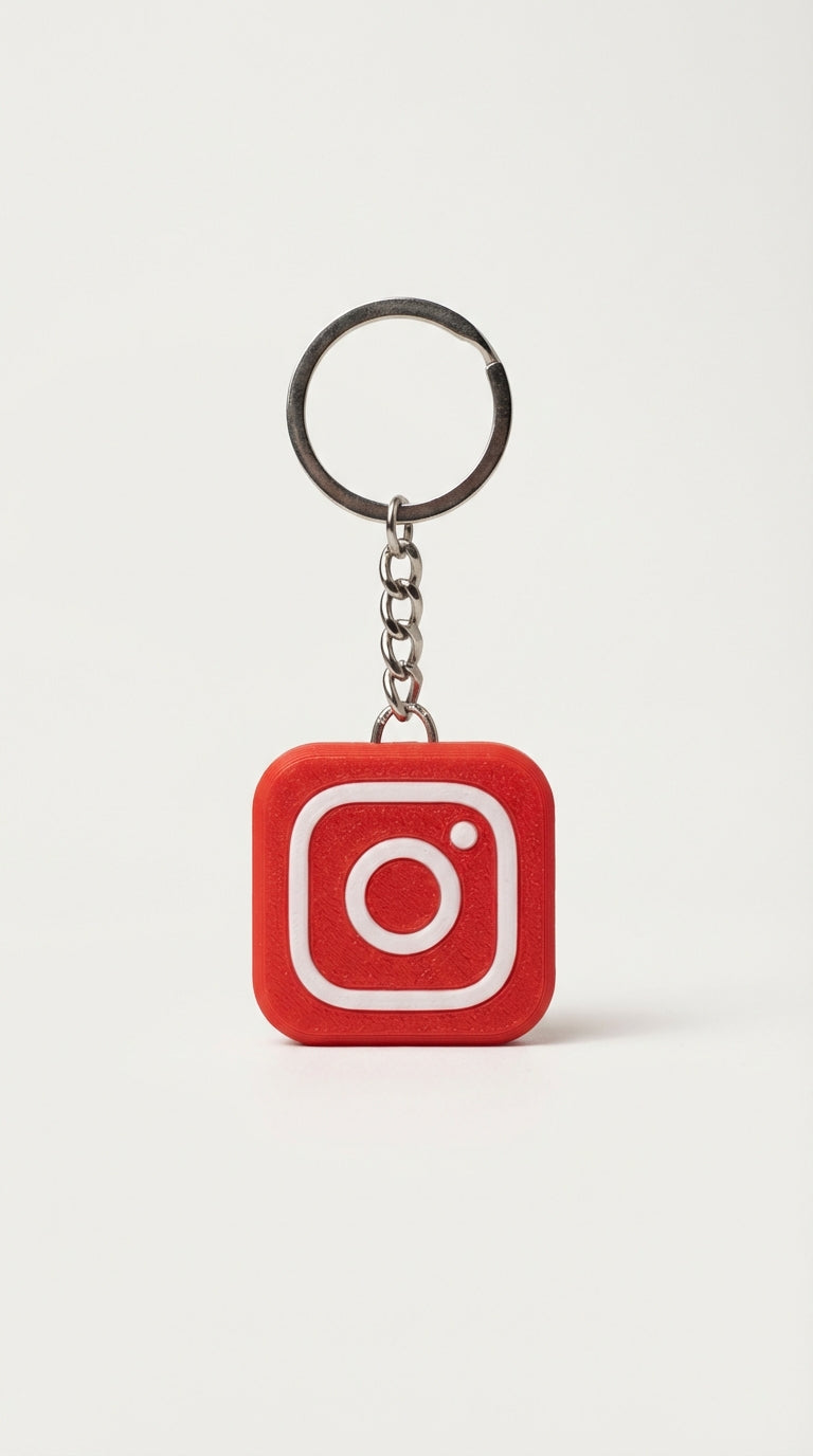Instagram Keychain with NFC – Tap to Share Your Profile